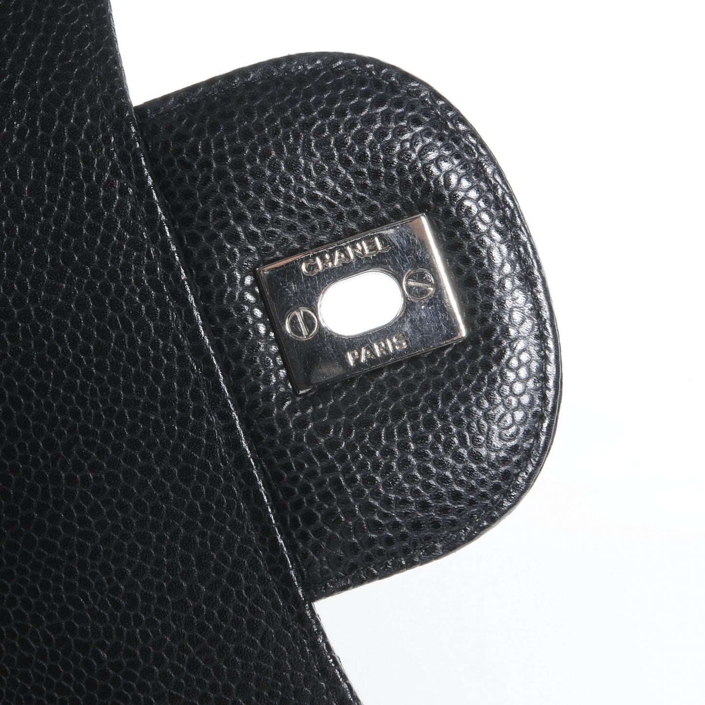 Caviar Maxi Single Flap Black