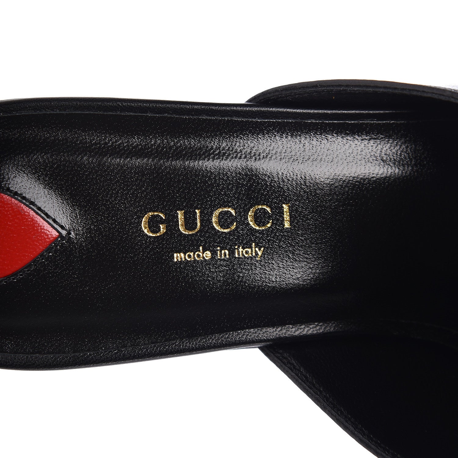Gucci Malaga Kid Horsebit Slide Sandals 37.5 Black 6 of 8