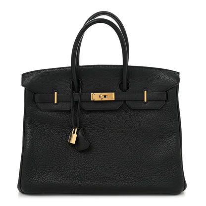 Hermes Fjord Birkin 35 Black 1 of 12