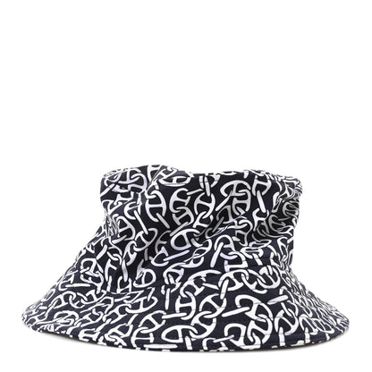 Hermes Jersey Naoussa Harper Bucket Hat 56 Bleu Noir 3 of 7