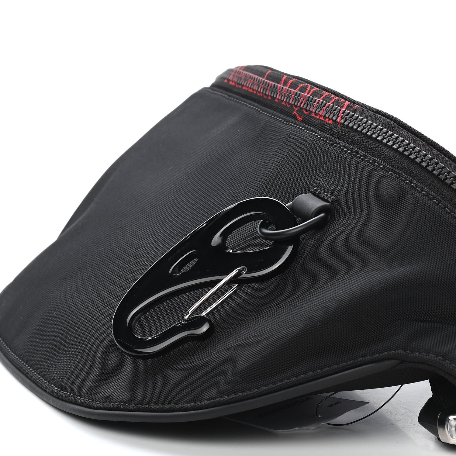 Alexander McQueen Nylon Oversized Harness Belt Bag Black Lust Red 7 of 7