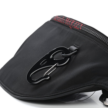 Alexander McQueen Nylon Oversized Harness Belt Bag Black Lust Red 7 of 7