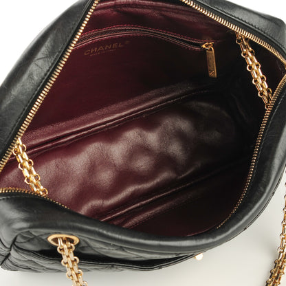 Chanel Aged Calfskin Quilted Medium Reissue Camera Case Black 6 of 6