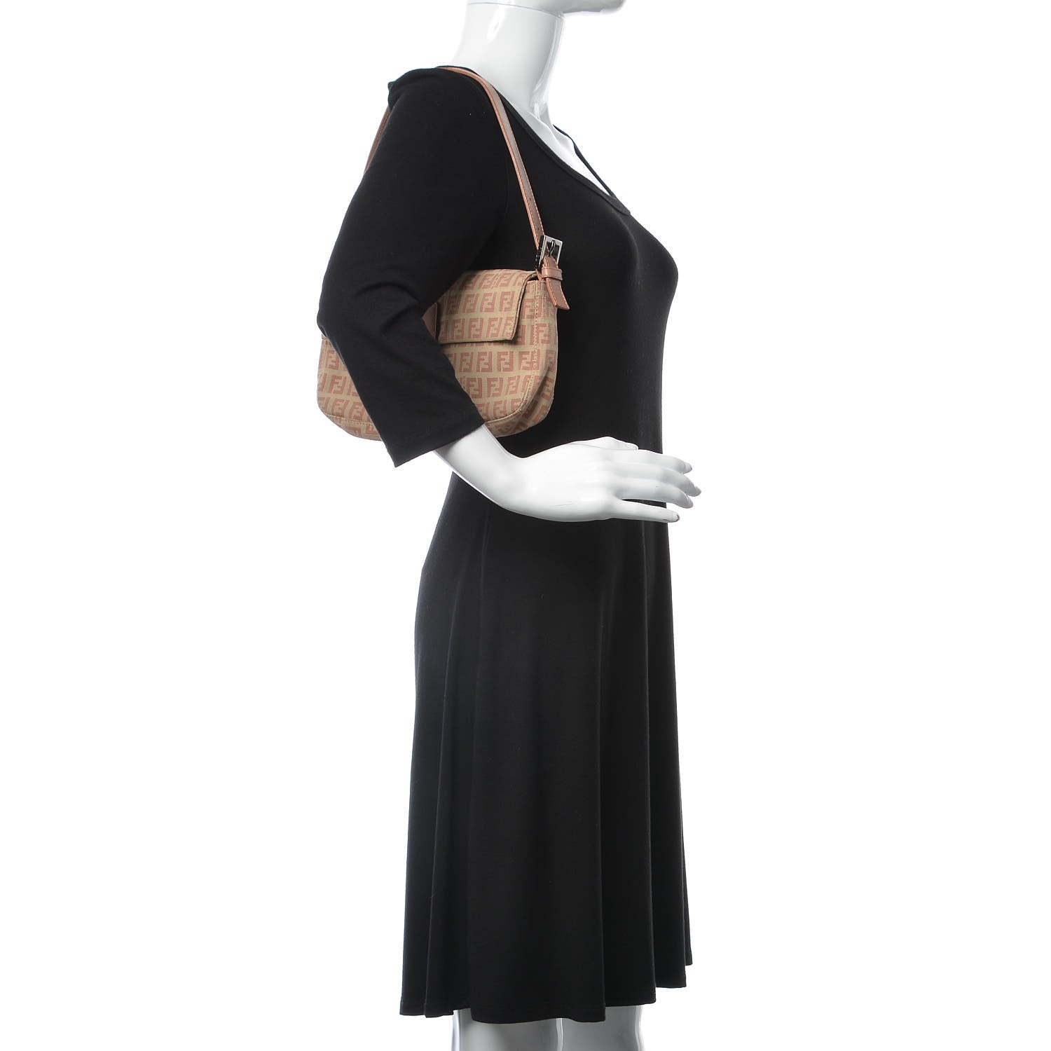 Fendi Zucchino Baguette Pink 2 of 8