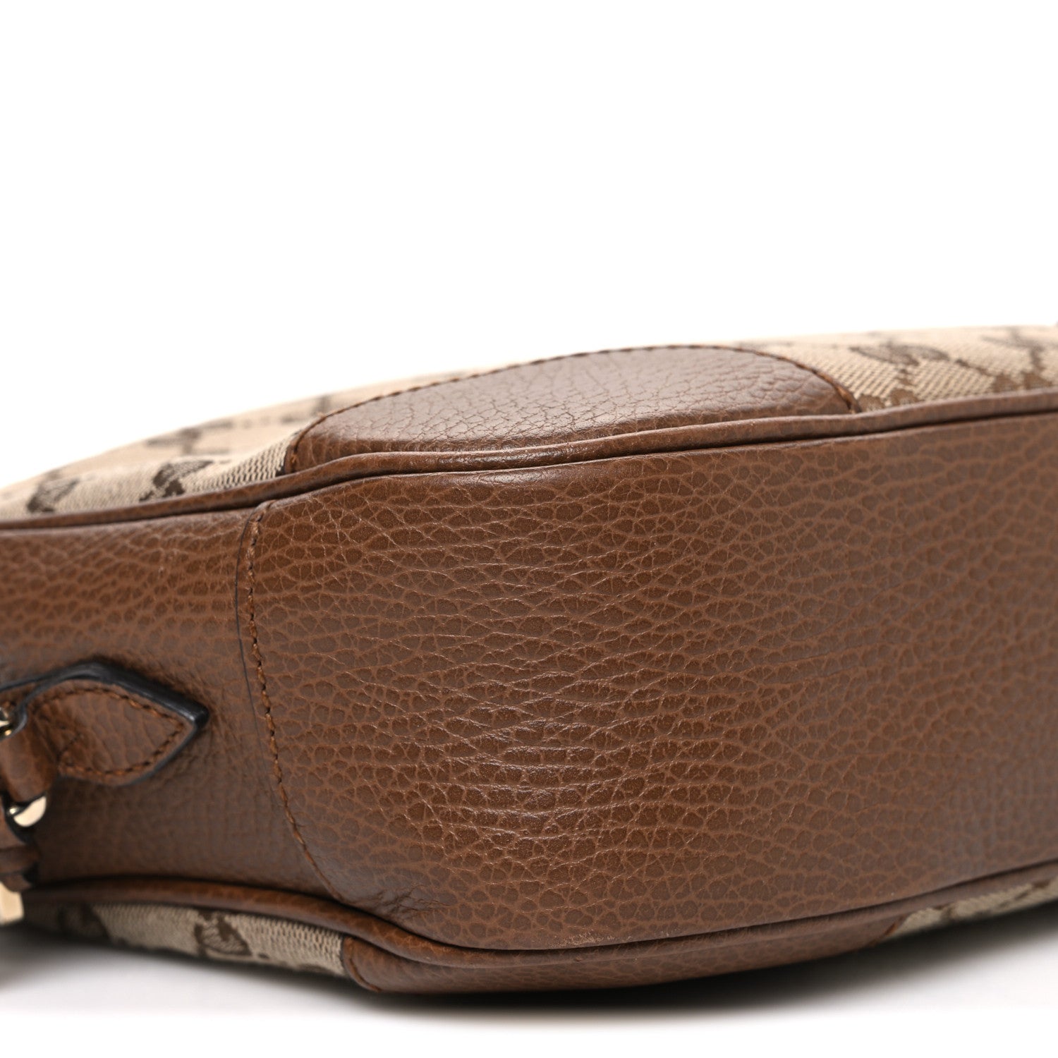 Gucci Monogram Mini Bree Messenger Bag Beige Tabacco 9 of 11