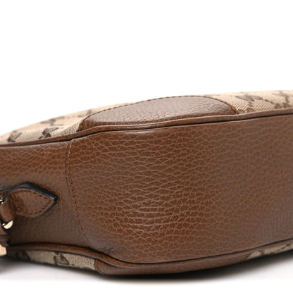 Gucci Monogram Mini Bree Messenger Bag Beige Tabacco 9 of 11