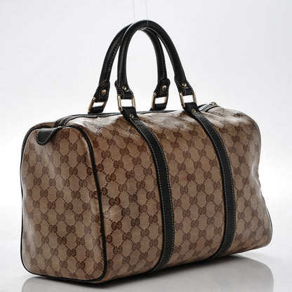 Gucci Crystal Monogram Medium Joy Boston Dark Brown 3 of 8