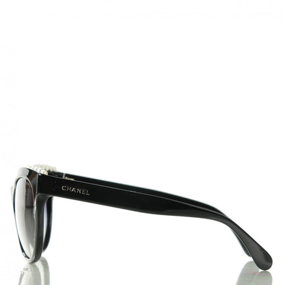 Chanel Freshwater Cultured Pearl Butterfly Sunglasses 6040-H Black 2 of 5