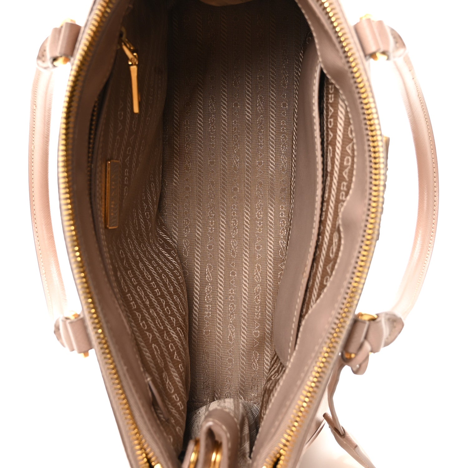 Prada Saffiano Small Galleria Double Zip Tote Cammeo 4 of 10