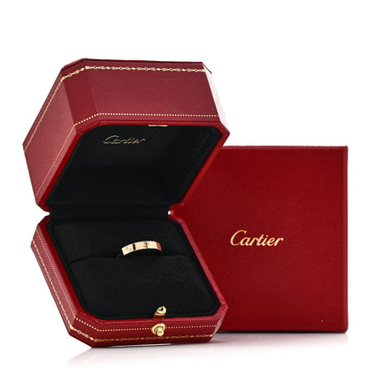 Cartier 18K Yellow Gold 3.5mm LOVE Wedding Band Ring 58 8.5 5 of 5