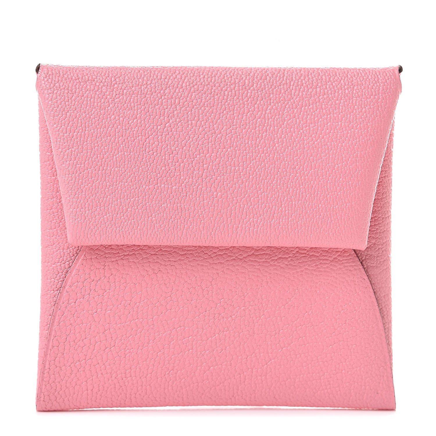 Hermes Chevre Mysore Verso Bastia Coin Purse Rose Confetti Brique 1 of 7