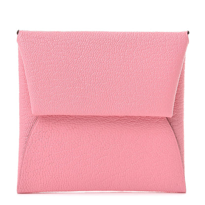 Hermes Chevre Mysore Verso Bastia Coin Purse Rose Confetti Brique 1 of 7