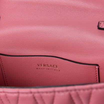 Versace Nappa Quilted Virtus Belt Bag Pink 7 of 9