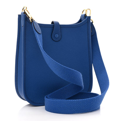Hermes Taurillon Maurice Evelyne TPM Bleu France 3 of 11
