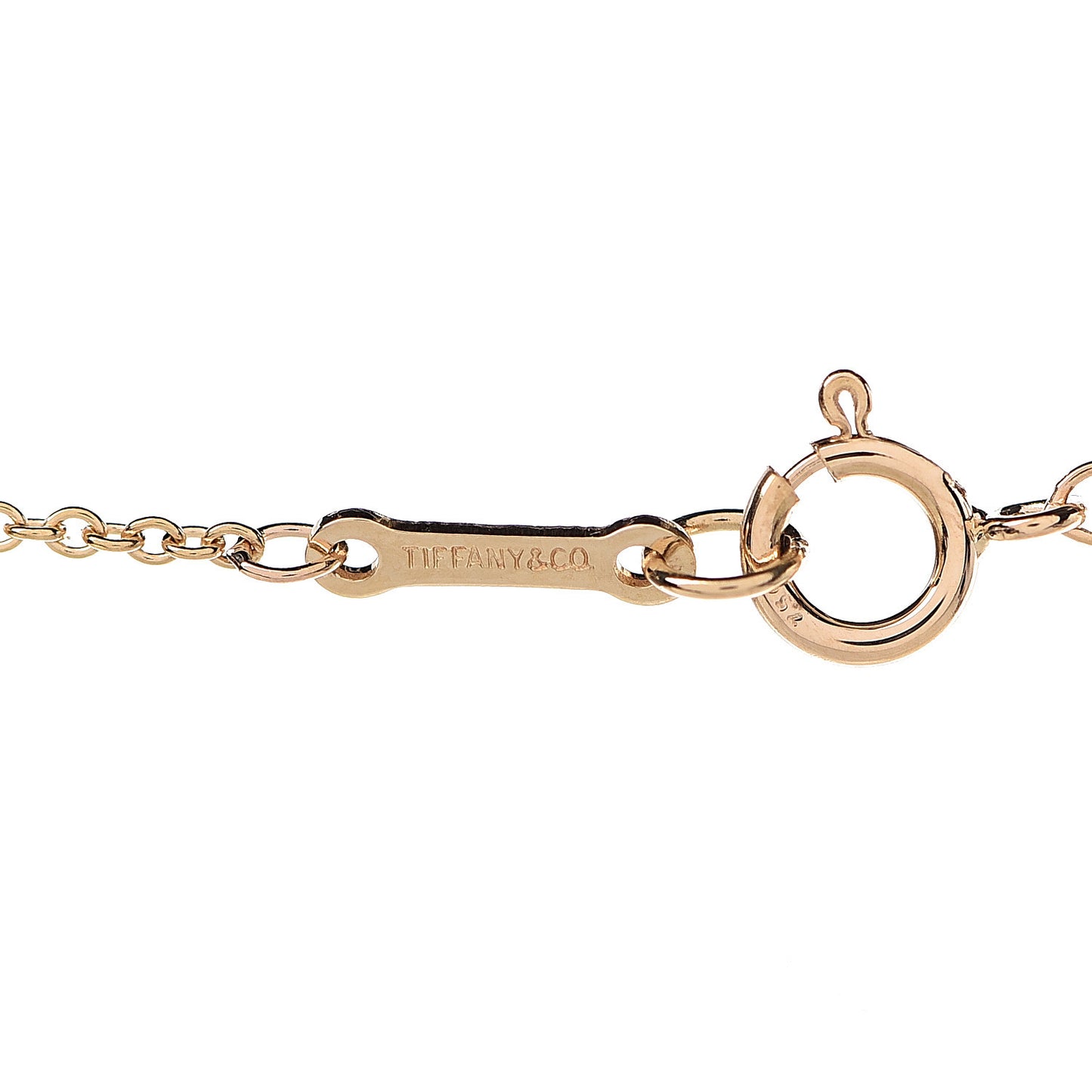 18K Yellow Gold Paloma Picasso Graffiti X Pendant Necklace