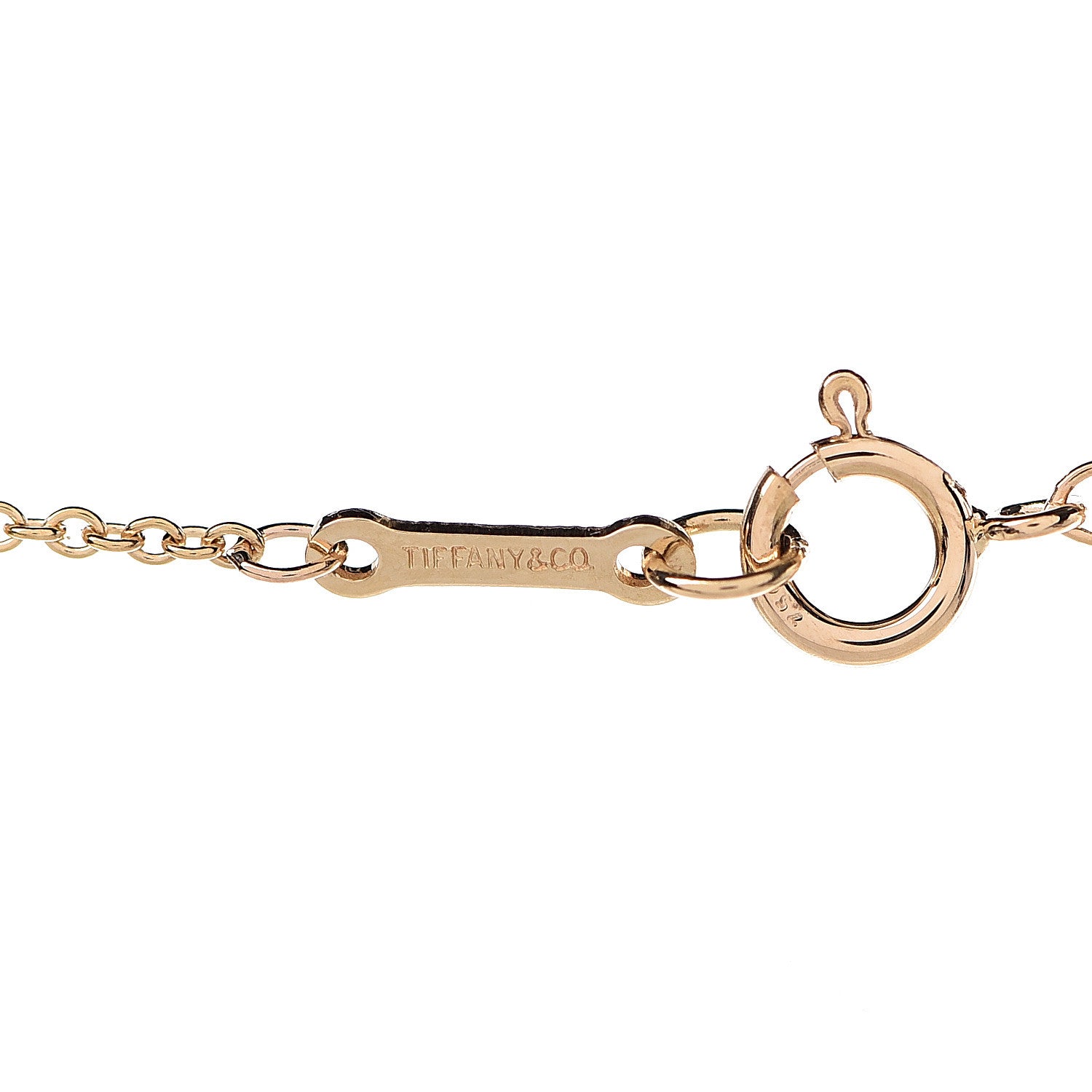Tiffany 18K Yellow Gold Paloma Picasso Graffiti X Pendant Necklace 7 of 7