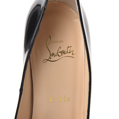 Christian Louboutin Patent Bianca 140 Pumps 38 Black 7 of 9