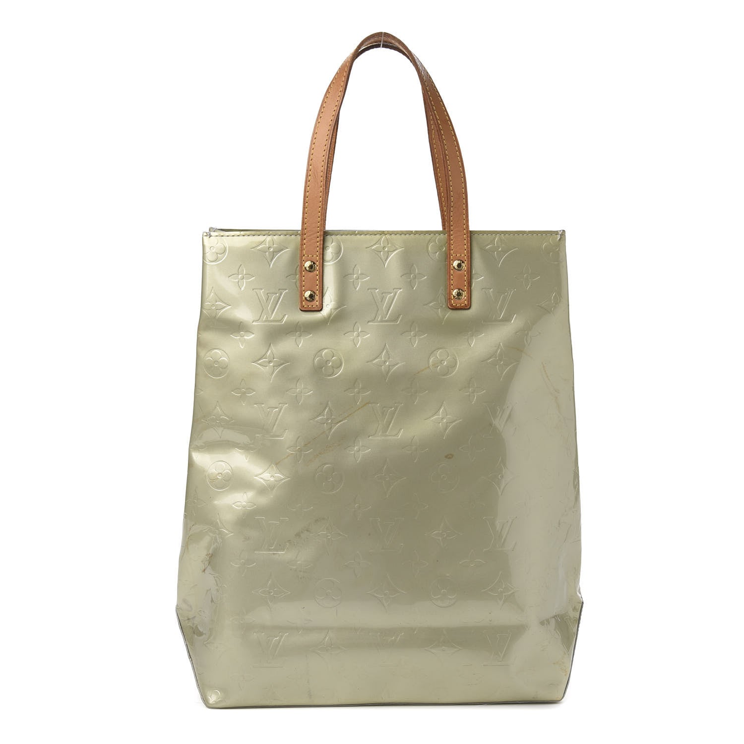 Louis Vuitton Vernis Reade MM Silver 1 of 10