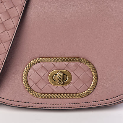 Bottega Veneta Nappa Intrecciato BV Luna Shoulder Bag Deco Rose 11 of 11