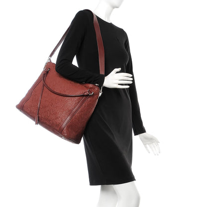 Louis Vuitton Monogram Lambskin Antheia Ixia MM Fuchsia 2 of 9