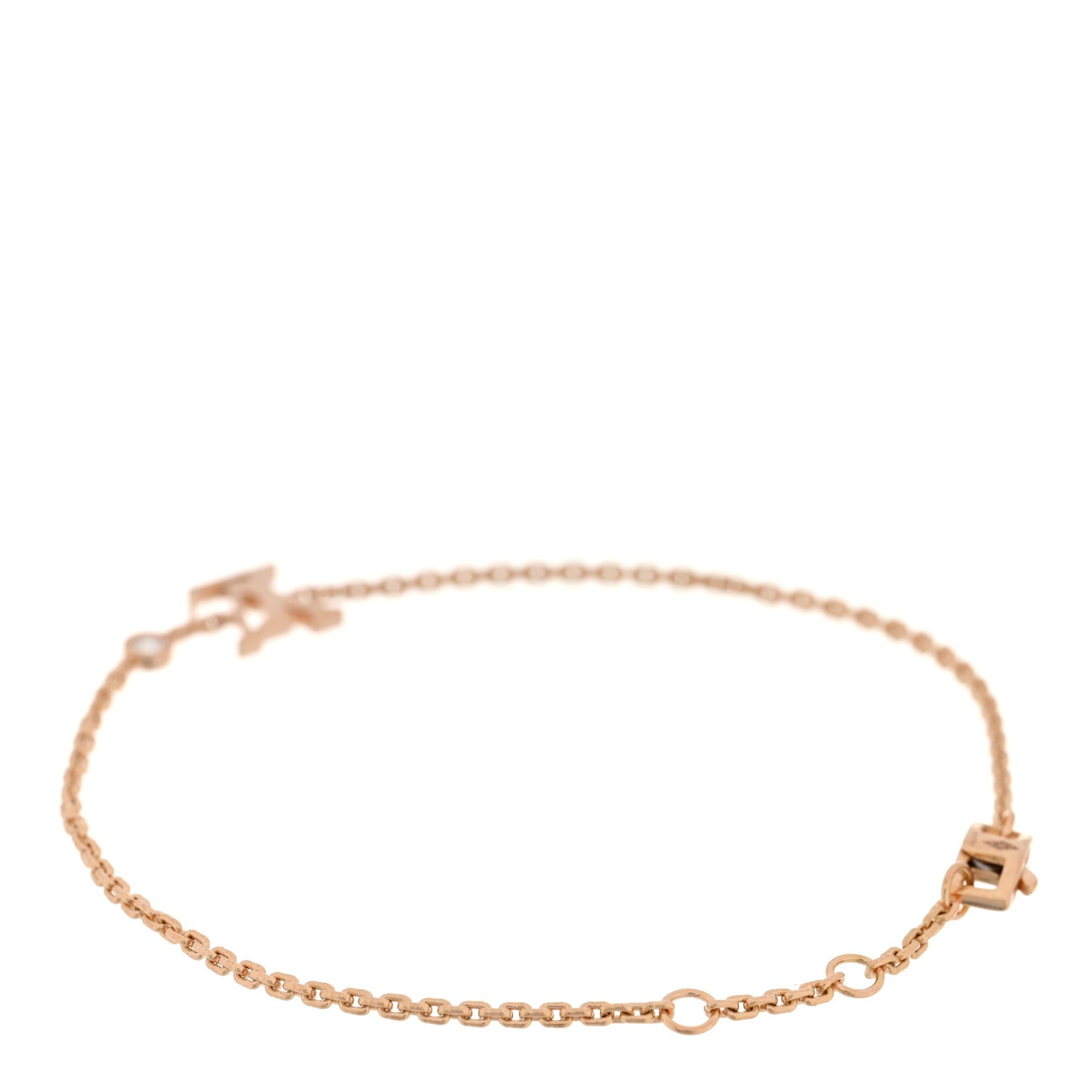 18K Pink Gold Diamond Idylle Blossom LV Bracelet