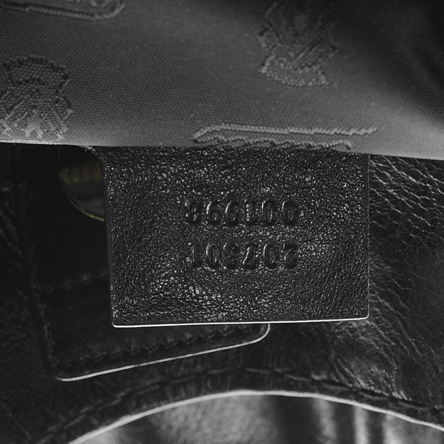 Gucci Leather Suede Fringe Large Babouska Tote Black 9 of 9