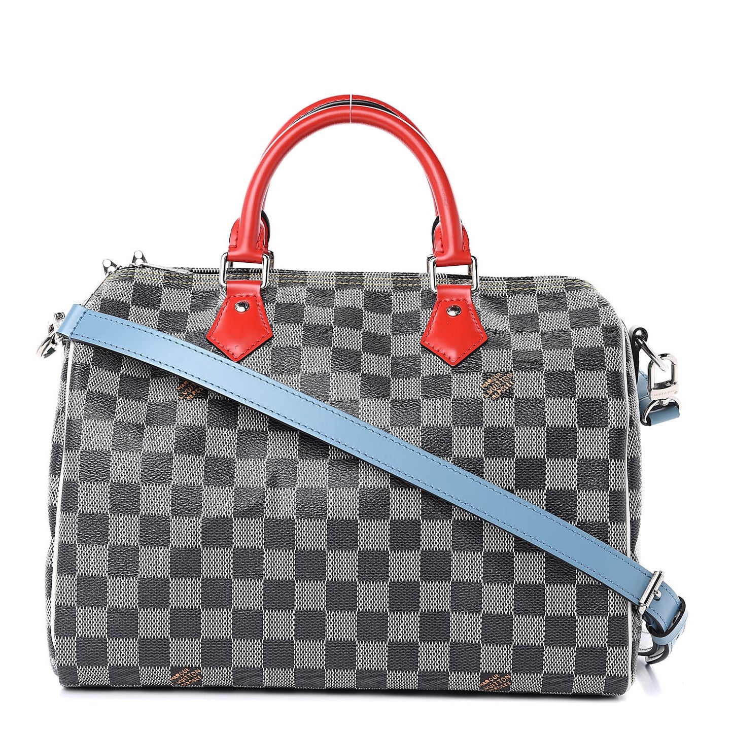 Damier Speedy Bandouliere 30 Black White