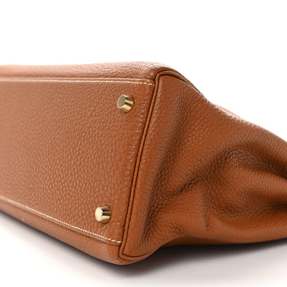 Hermes Togo Kelly Retourne 32 Gold 10 of 13