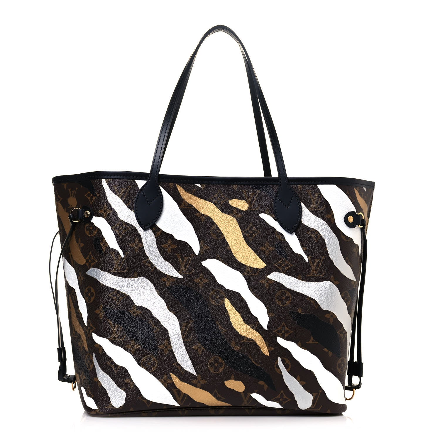 Louis Vuitton X LOL Monogram Neverfull MM Gold Silver 1 of 11