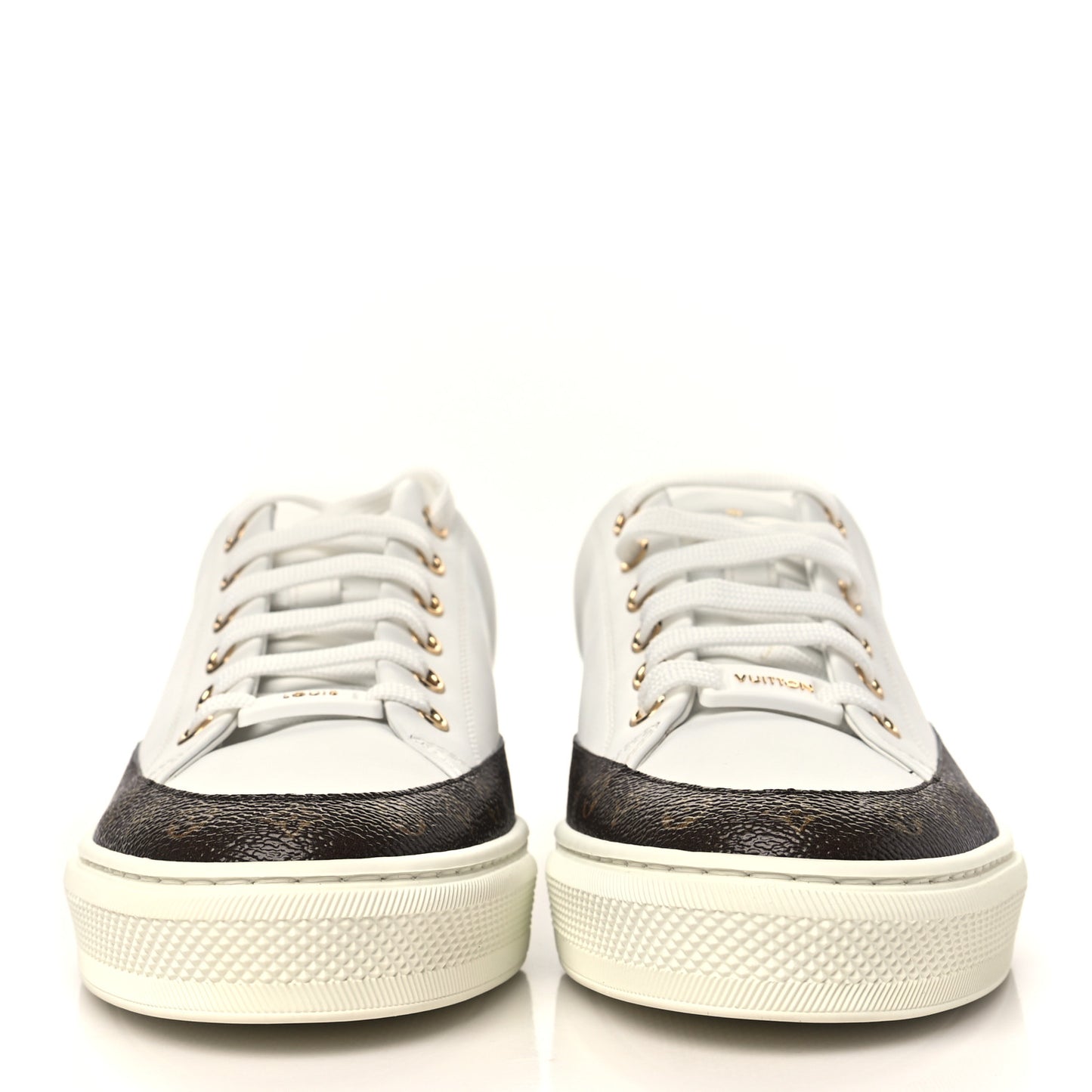 Monogram Womens Stellar Open Back Sneakers 39 White