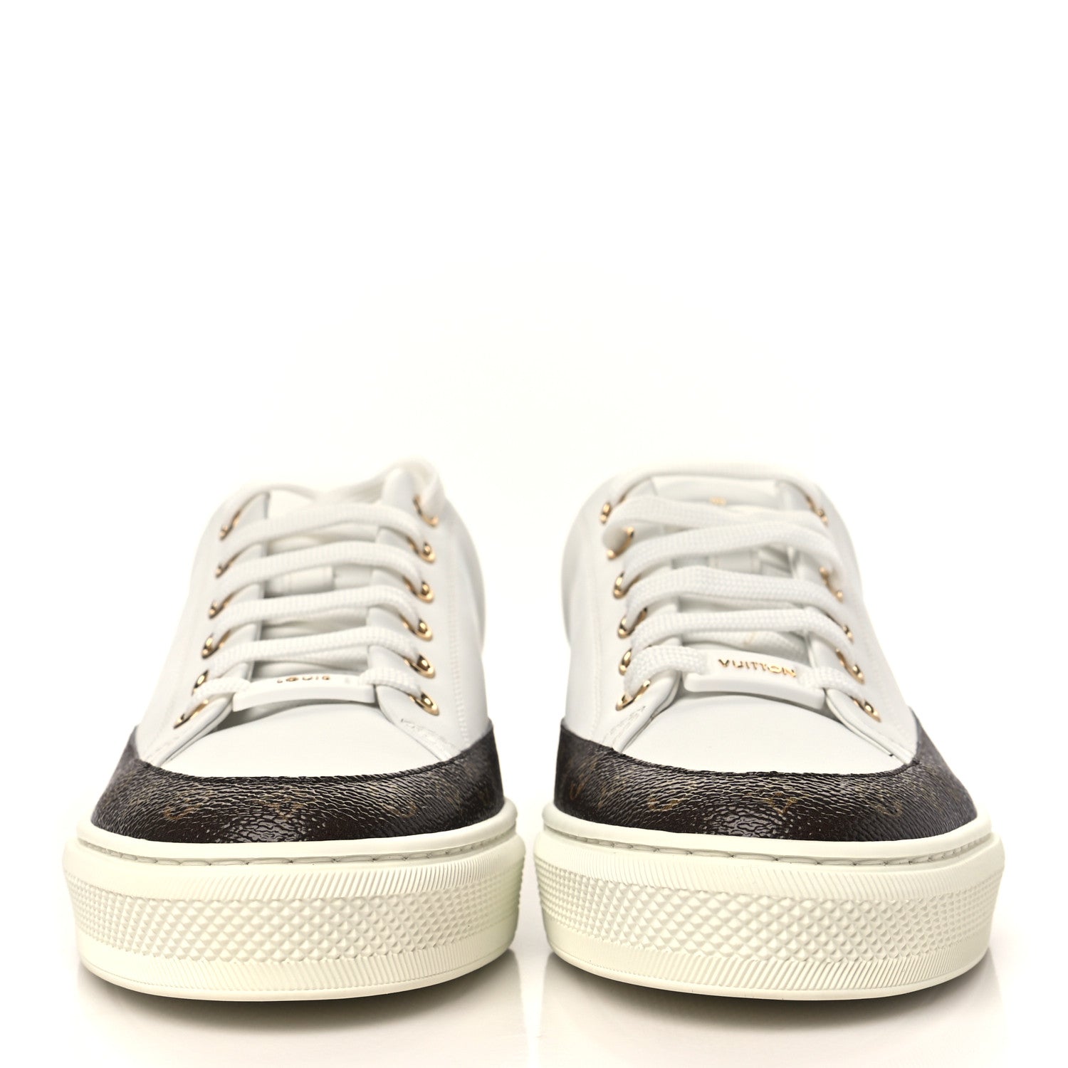 Louis Vuitton Monogram Womens Stellar Open Back Sneakers 39 White 2 of 9