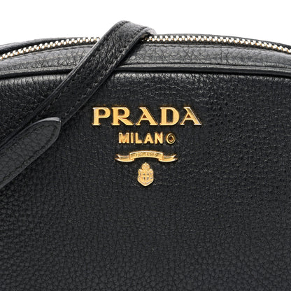 Prada Vitello Daino Logo Belt Bag Black 7 of 9