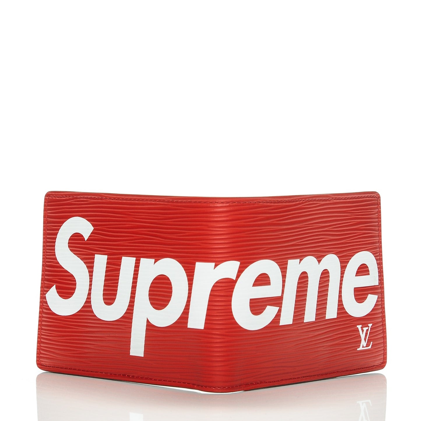 X SUPREME Epi Slender Wallet Red