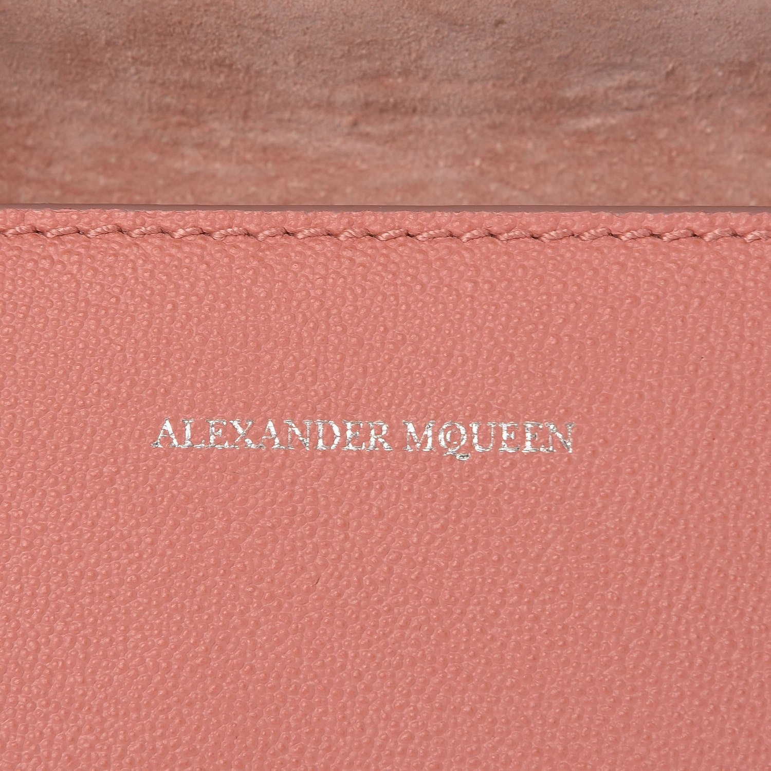 Alexander McQueen Calfskin Small Insignia Flap Pink 6 of 8