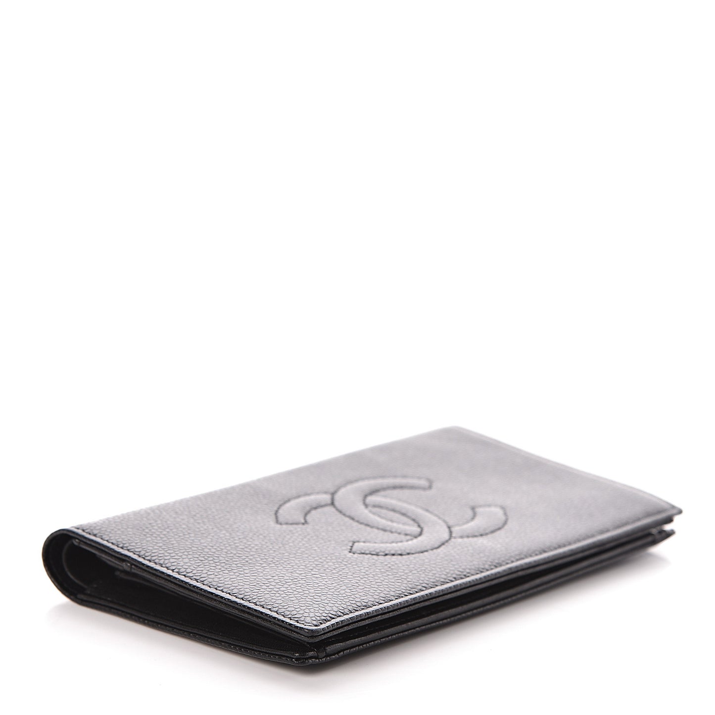 Caviar Timeless CC Yen Wallet Black