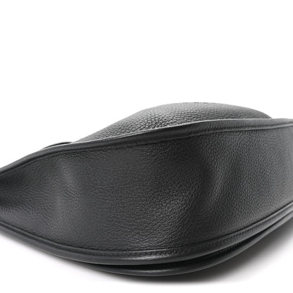 Hermes Taurillon Clemence EVELYNE III GM Black 9 of 10