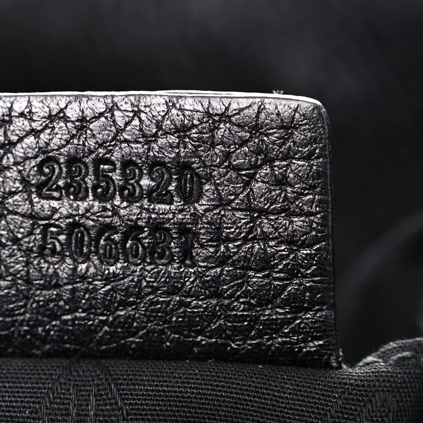 Calfskin Bamboo Croisette Evening Bag Black