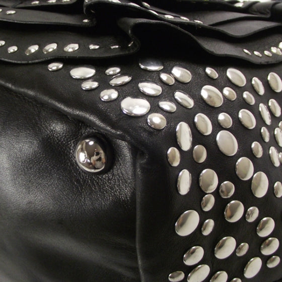Leather Studded Petale Tote
