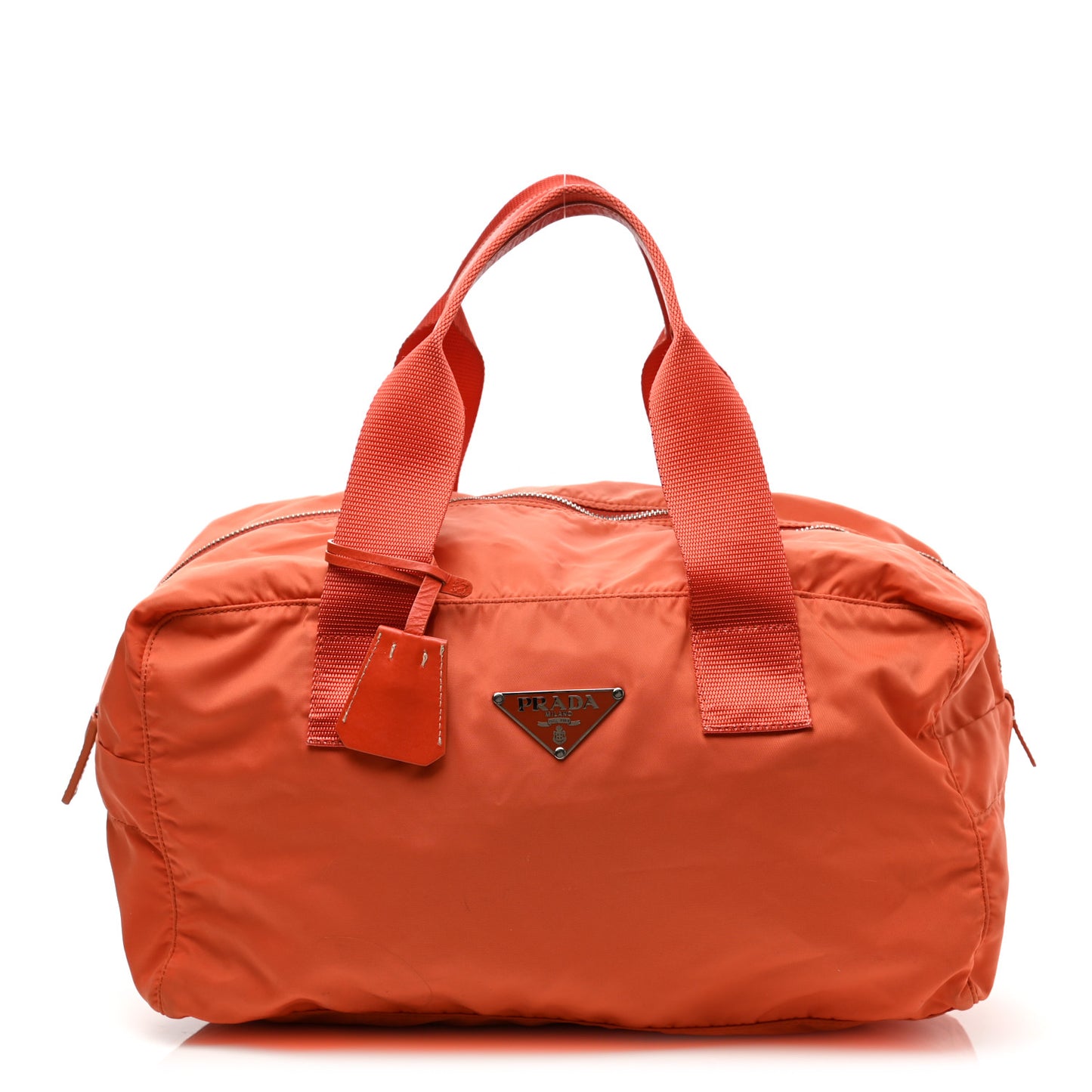 Nylon Vela Sport Duffle Papaya