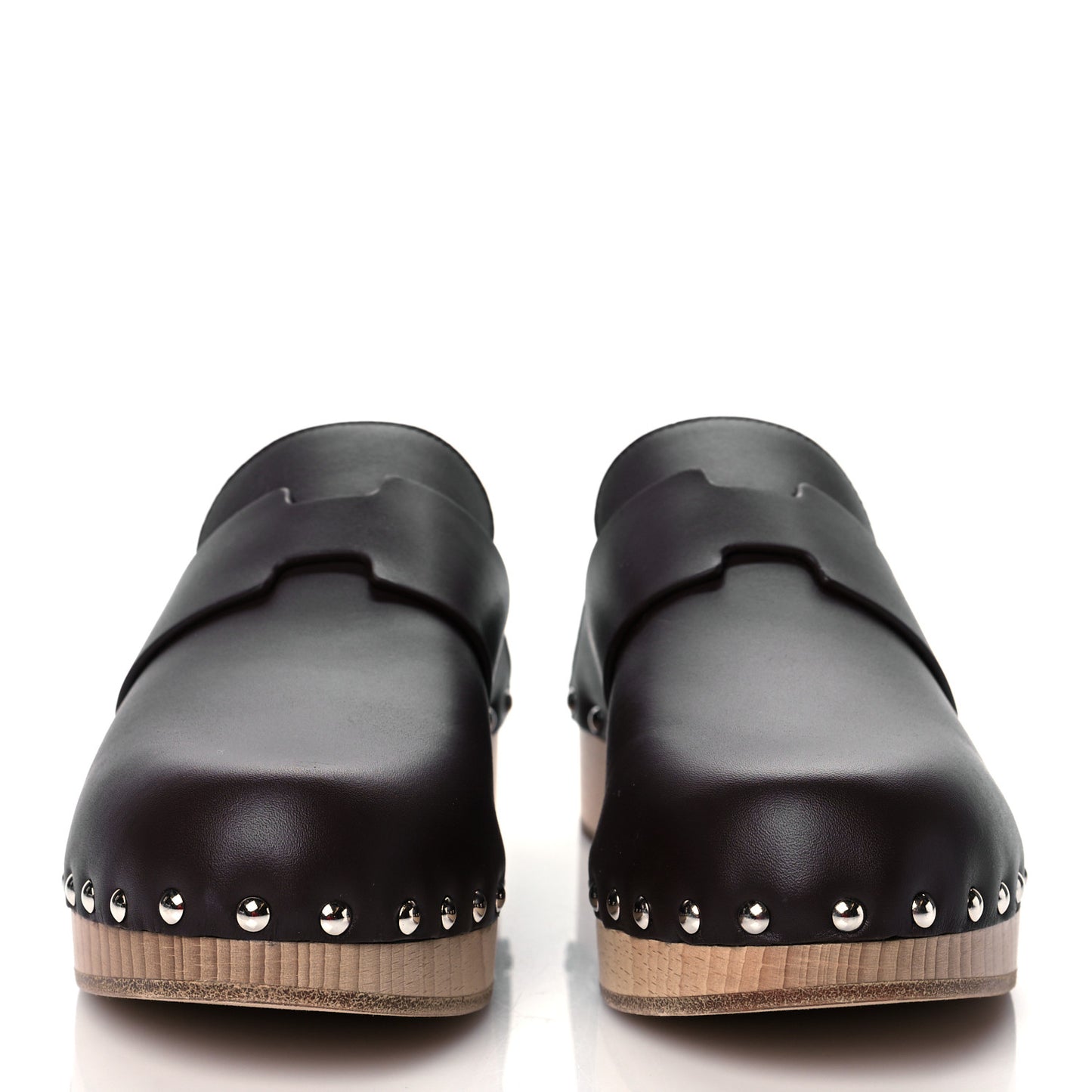 Calfskin Calya Mules 38 Cafe