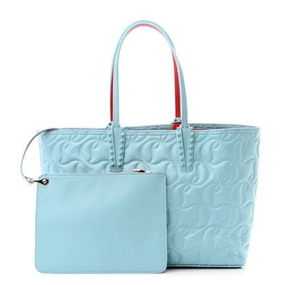 Christian Louboutin Nappa Embossed East West Cabata Tote Mineral 3 of 15