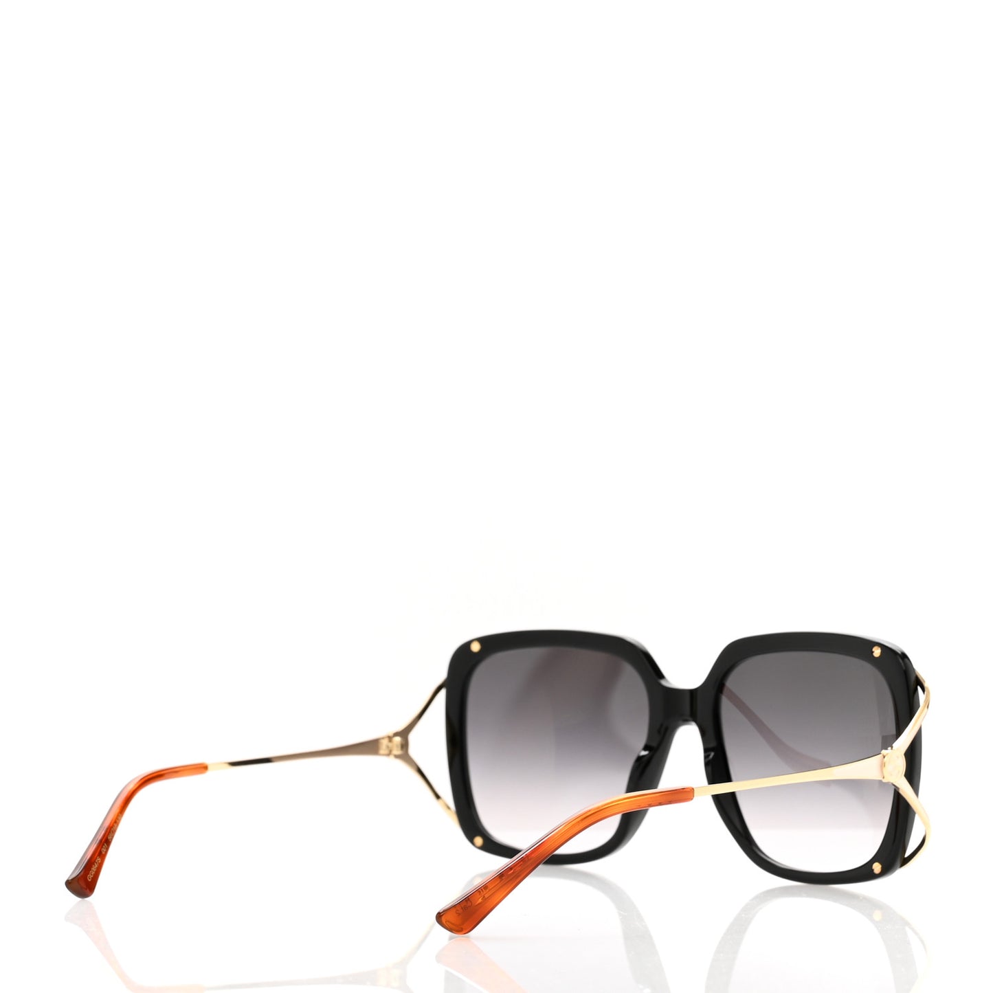 Acetate Butterfly Sunglasses GG0647S Black White