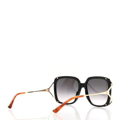 Gucci Acetate Butterfly Sunglasses GG0647S Black White 4 of 6