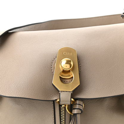 Chloe Suede Calfskin Small Owen Flap Bag Motty Grey 7 of 9