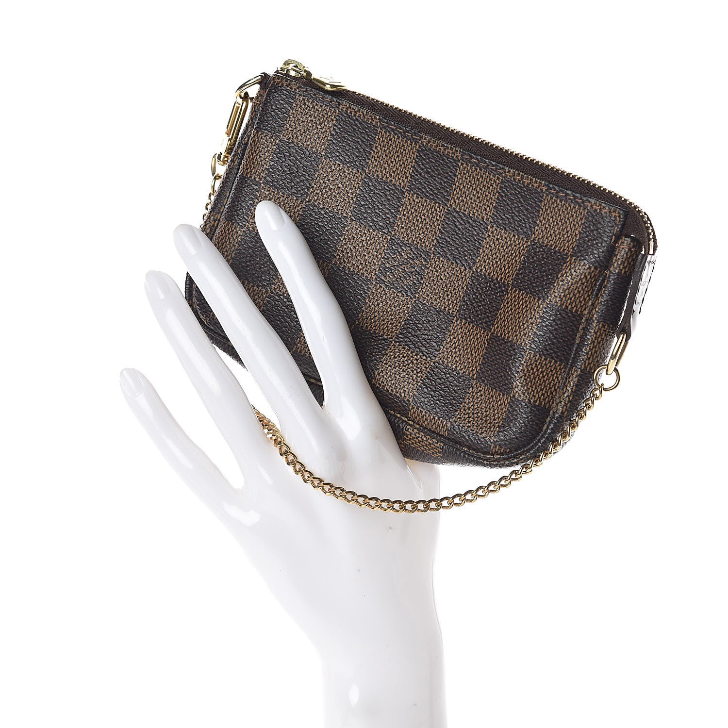 Louis Vuitton Damier Ebene Mini Pochette Accessories 2 of 7
