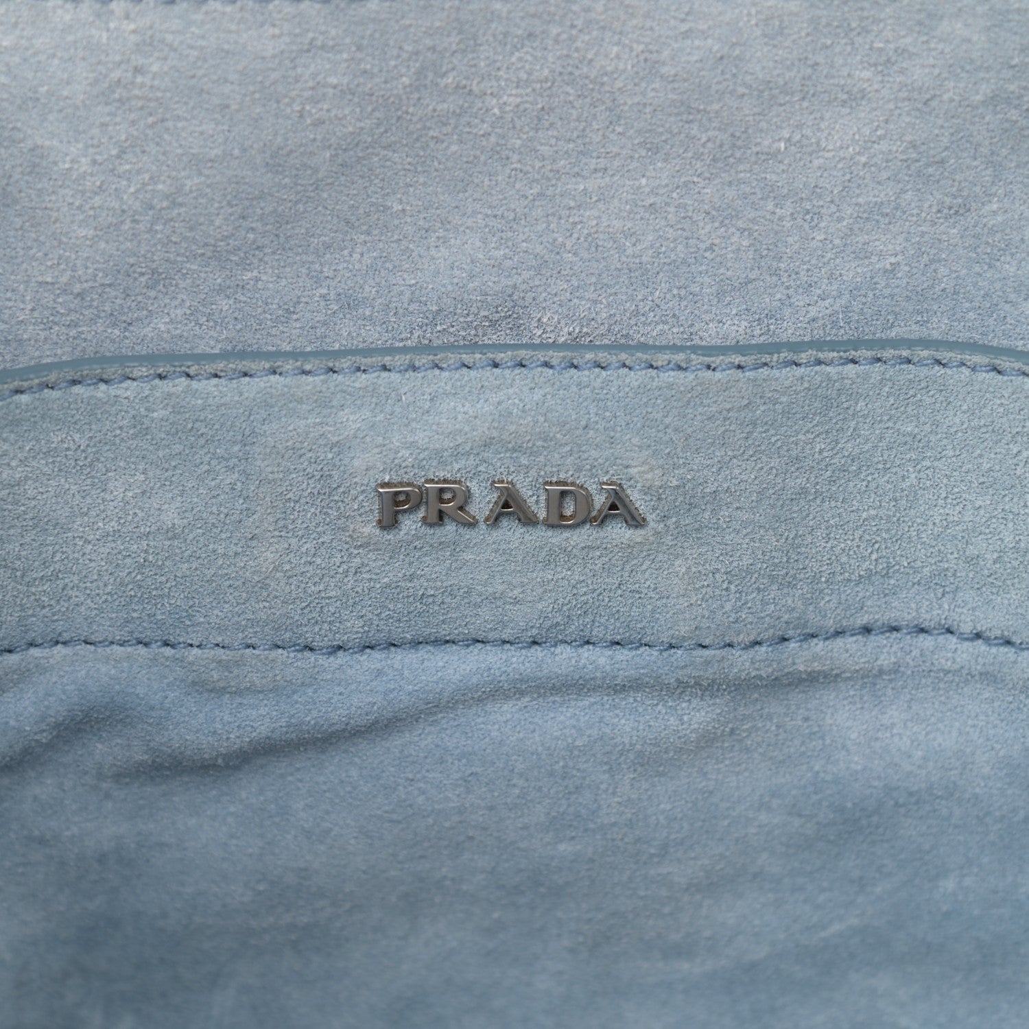 Prada Glace Calfskin Etiquette Shopping Bag Black Astrale 6 of 12