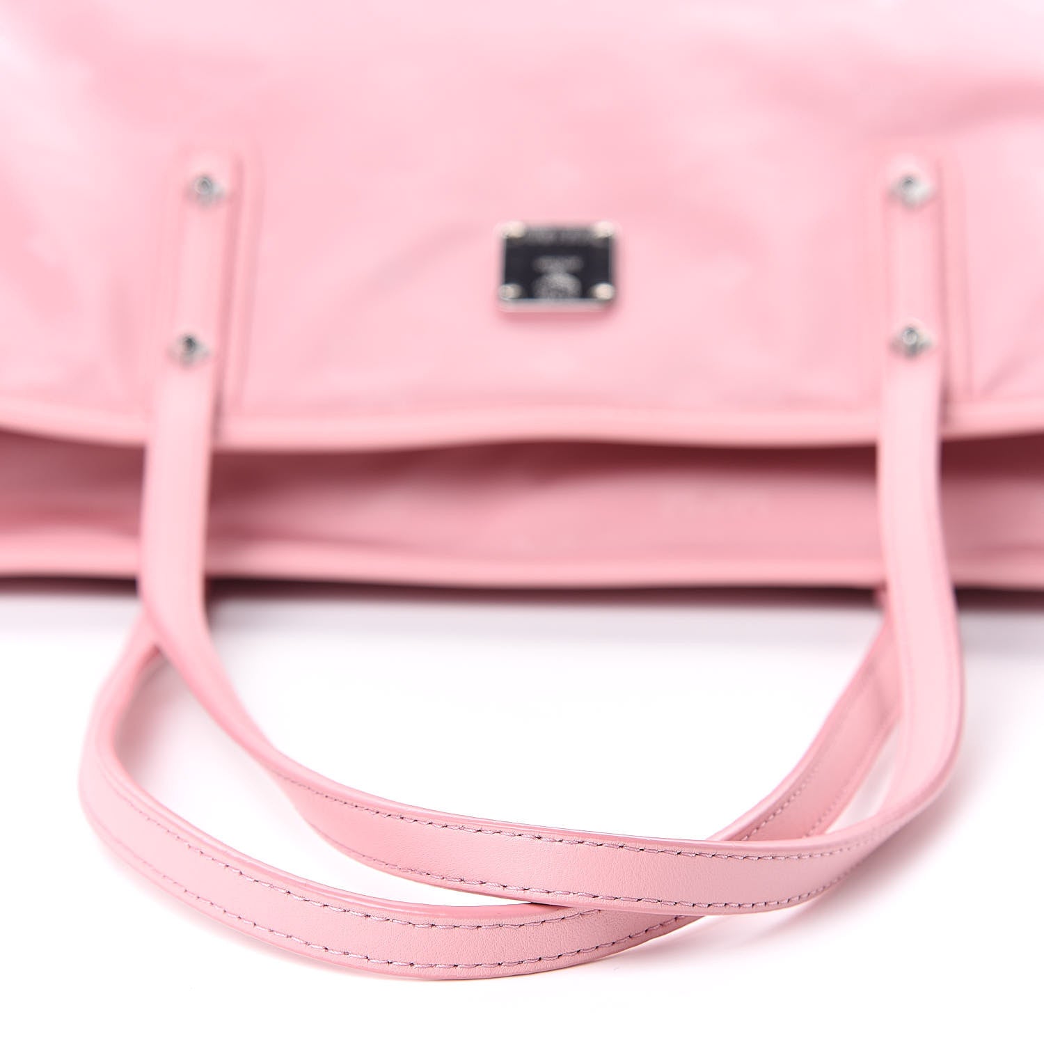 MCM Nylon Monogram Medium Dieter Shopper Tote Pink 10 of 11