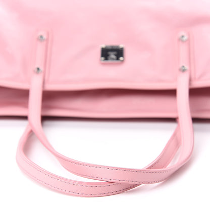 MCM Nylon Monogram Medium Dieter Shopper Tote Pink 10 of 11