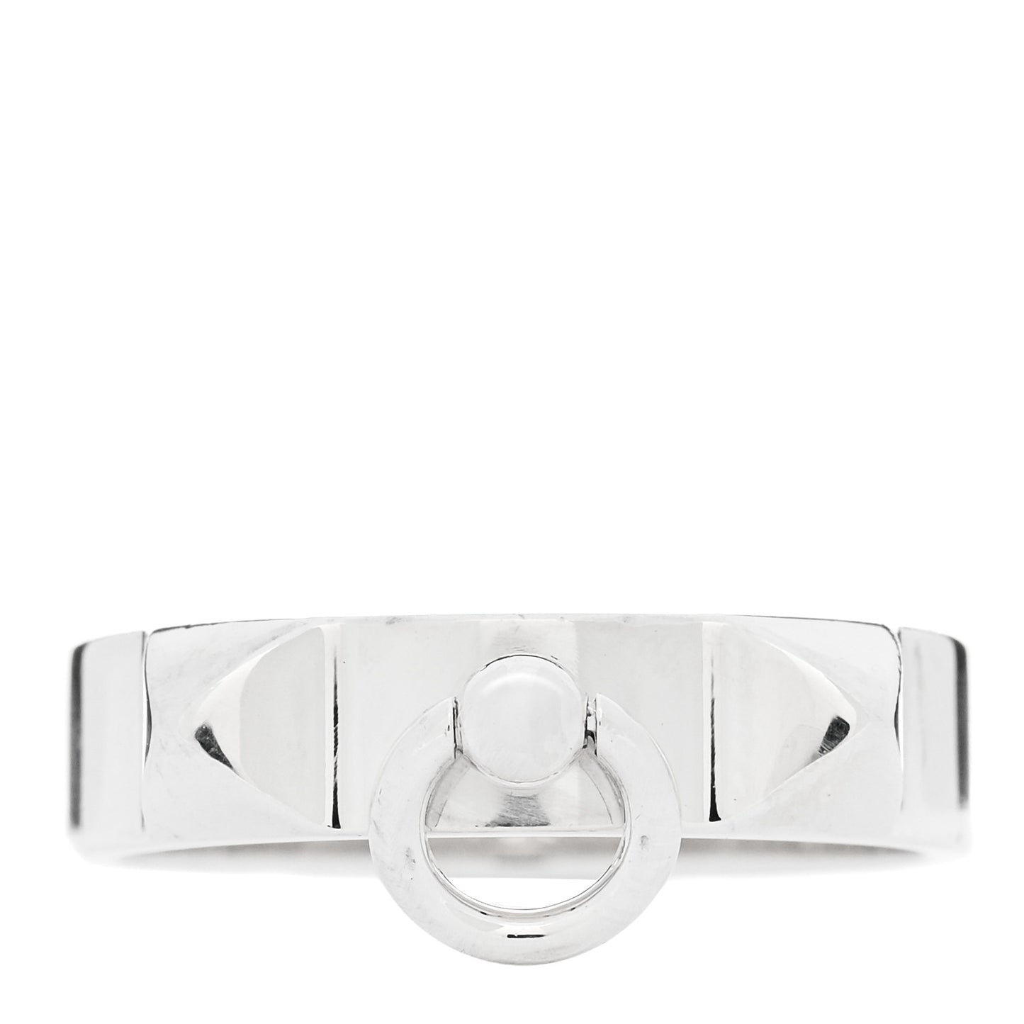 Sterling Silver PM Collier De Chien Ring 56 7.5