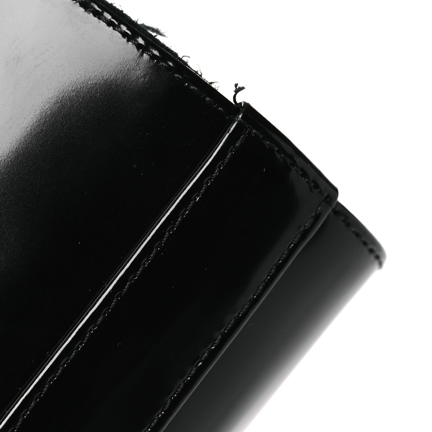 Saint Laurent Patent Calfskin Diane 100 Boots 37 Black 11 of 12